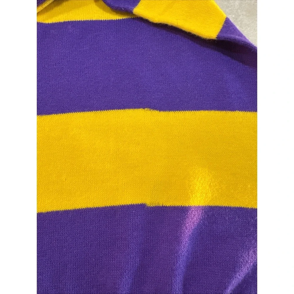 Vintage Chaps Ralph Lauren Winter Scarf Purple And Gold Minnesota Vikings Colors